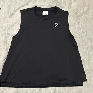 Gymshark Black Sleeveless Women's Workout Top